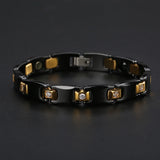 Men Weight Loss Therapy Bracelet Zircon Chain Jewelry Gift