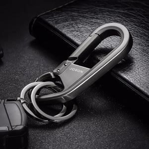 Metal Car Key Chain Holder with Two Rings