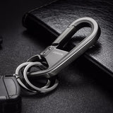 Metal Car Key Chain Holder with Two Rings
