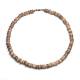 Men Wooden Choker Necklace 18Inch Yoga Meditation Jewelry Vintage