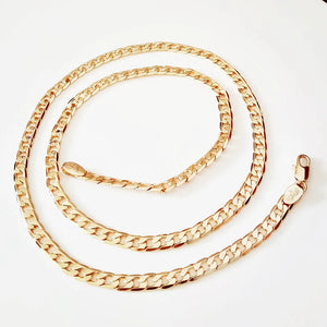 Men Necklace 585 Rose Jewelry Copper Long Women Men Necklace
