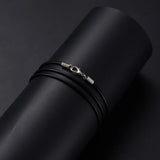 Silicone Chain Necklace Men Women 40-90 cm Cord Pendant Jewelry Rope