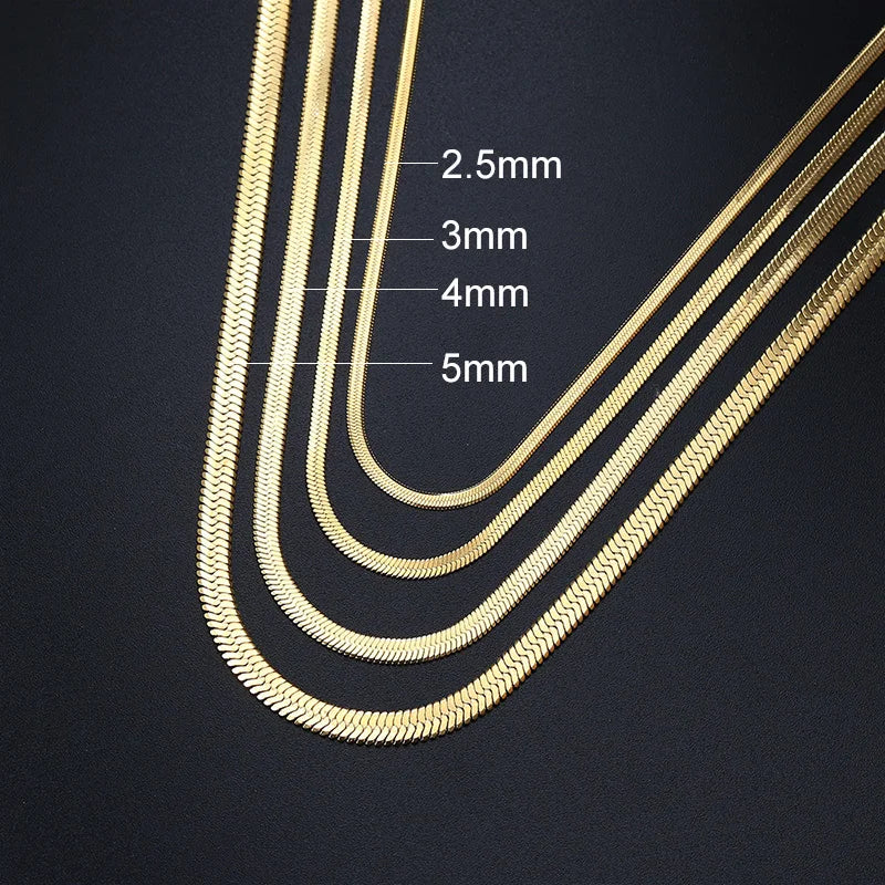 Men's Stainless Steel Blade Chain Punk Choker Necklace