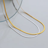 Men's Stainless Steel Blade Chain Punk Choker Necklace