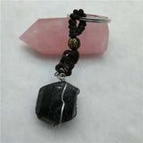 Classic Tourmaline Stone keychain Men Jewellery