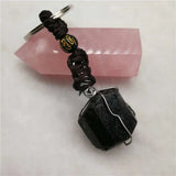 Classic Tourmaline Stone keychain Men Jewellery