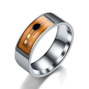 NFC Smart Ring Stainless Steel Phone Jewelry for Women