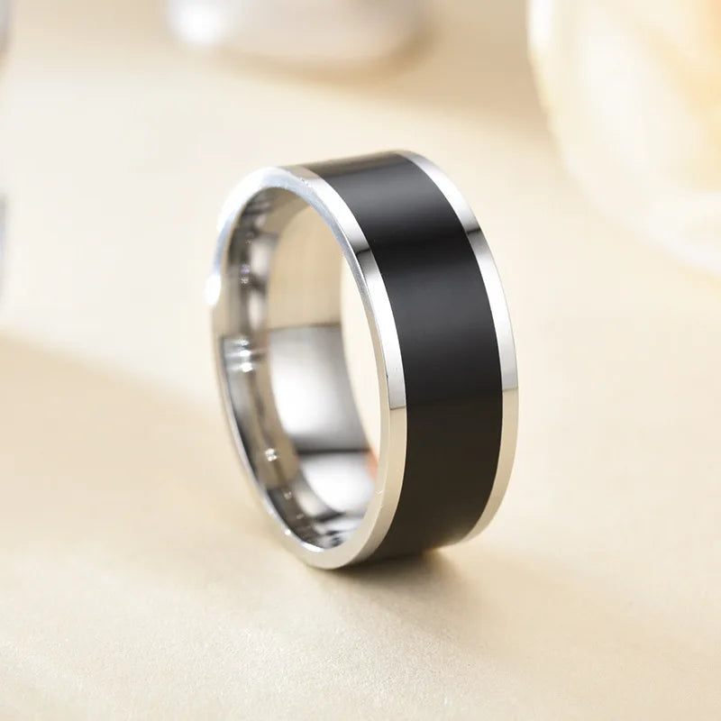 NFC Smart Ring Stainless Steel Phone Jewelry for Women