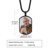 Personalized Family Photo Name Engraved Cremation Urn Pendant