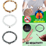 Anti-Smoking Natural Stone Magnetic Bracelet