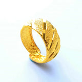 24K Men's Wedding Bands Ring Jewelry 4 Models Optional