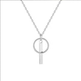Men's Silver 925 Necklace with Pendant Punk Streetwear Hip Hop Jewelry