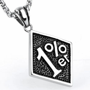 1%ER Motorcycle Club Biker Pendant Men's Jewelry
