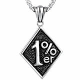 1%ER Motorcycle Club Biker Pendant Men's Jewelry