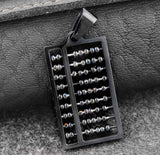 Men's Stainless Steel Abacus Charm Pendant