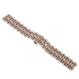 22mm Stainless Steel Watch Band with Butterfly Clasp