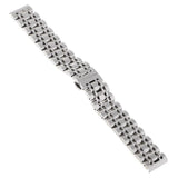 22mm Stainless Steel Watch Band with Butterfly Clasp
