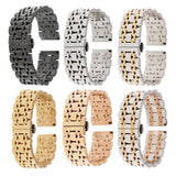 22mm Stainless Steel Watch Band with Butterfly Clasp