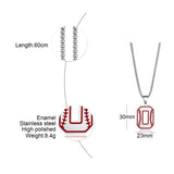Lucky Number Necklace for Baseball Fans - Good Fortune Wishes