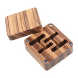 Men Suit Wooden Cufflink Storage Box Case