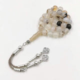 Natural Agate Stones 33 66 99 Beads Muslim Jewelry Rosary Saudi Arabia Misbaha