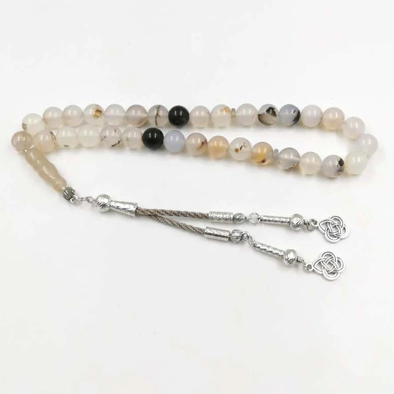 Natural Agate Stones 33 66 99 Beads Muslim Jewelry Rosary Saudi Arabia Misbaha