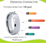 Tungsten Carbide Ring Wedding Band Polished Gift