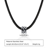 Waterproof Stainless Steel Celtic Knot Charm Necklaces