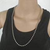 Bead Choker Gothic Necklace Punk Rock Statement Collar Jewelry