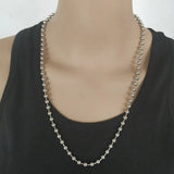 Bead Choker Gothic Necklace Punk Rock Statement Collar Jewelry