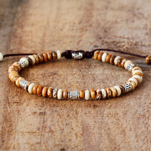 Men Women Bracelet Jasper Friendship Bracelets Punk Jewelry