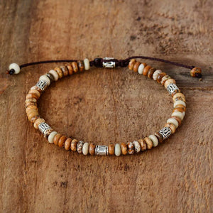 Men Women Bracelet Jasper Friendship Bracelets Punk Jewelry