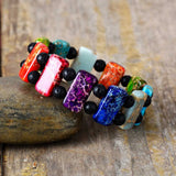 Chakra Bracelets Essential Oil 7 Stones Couples