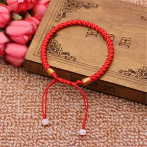 Men Women Good Luck Hand Braided Red String Bracelet