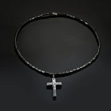Men Women Hematite Necklace Magnet Red Beads Magnetic Therapy Care Neck