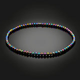 Men Women Hematite Necklace Magnet Red Beads Magnetic Therapy Care Neck