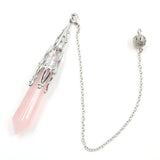 Natural Healing Gem Stone Reiki Pyramid Pendulum