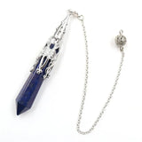 Natural Healing Gem Stone Reiki Pyramid Pendulum