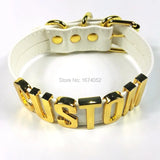 Men Women Punk Unisex Letter Choker Choose Letter Collar Name Word Necklace