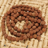 Men Women Rosary Wooden Beads Bracelet