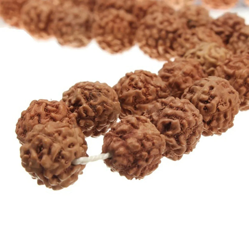 Men Women Rosary Wooden Beads Bracelet