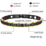 Stainless Steel Magnetic Therapy Bracelets for Arthritis