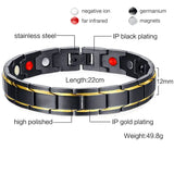 Stainless Steel Magnetic Therapy Bracelets for Arthritis