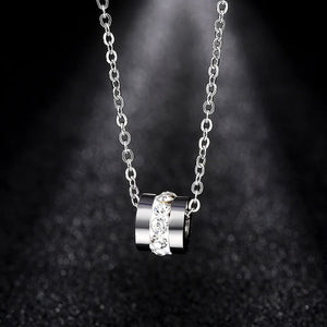 Men Women Star of David Pendant Necklace Stainless Steel Chain Jewelry