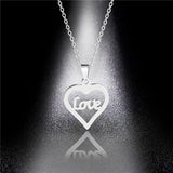 Men Women Star of David Pendant Necklace Stainless Steel Chain Jewelry
