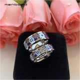 Tungsten Carbide Wedding Band with Gear Wheel & Carbon Fiber Inlay