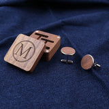 Men Women Wood Jewelry Ring Cuff Links Magnet Packing