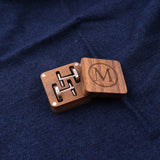 Men Women Wood Jewelry Ring Cuff Links Magnet Packing