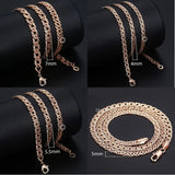 585 Rose Venitian Link Necklace for Women