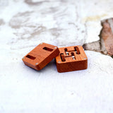Wood Jewelry Cuff Links Box Groom Case Wedding Party Cufflinks Bowtie Gift
